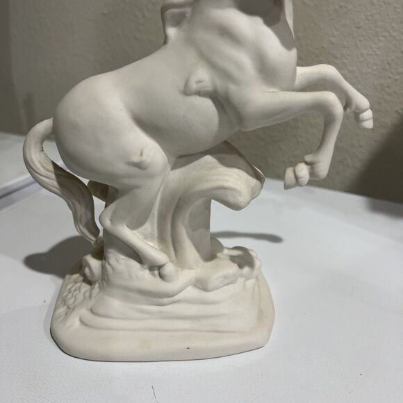 White Unicorn The Messenger Of Love By David Cornell 1985 Porcelain - Picture 2 of 10